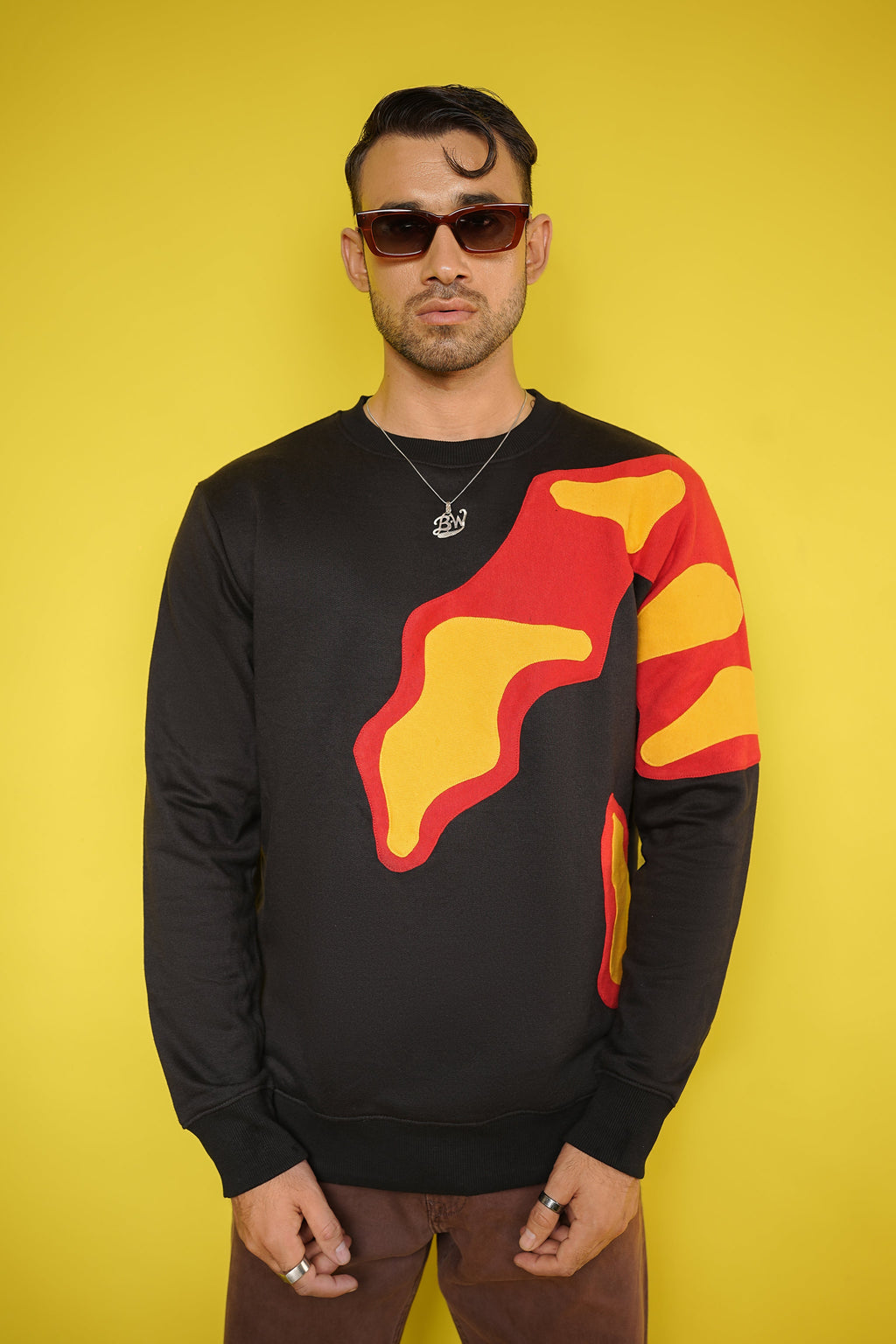 "Rock Candy" Patchwork Sweatshirt