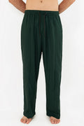 Textured Evergreen Trouser Pants